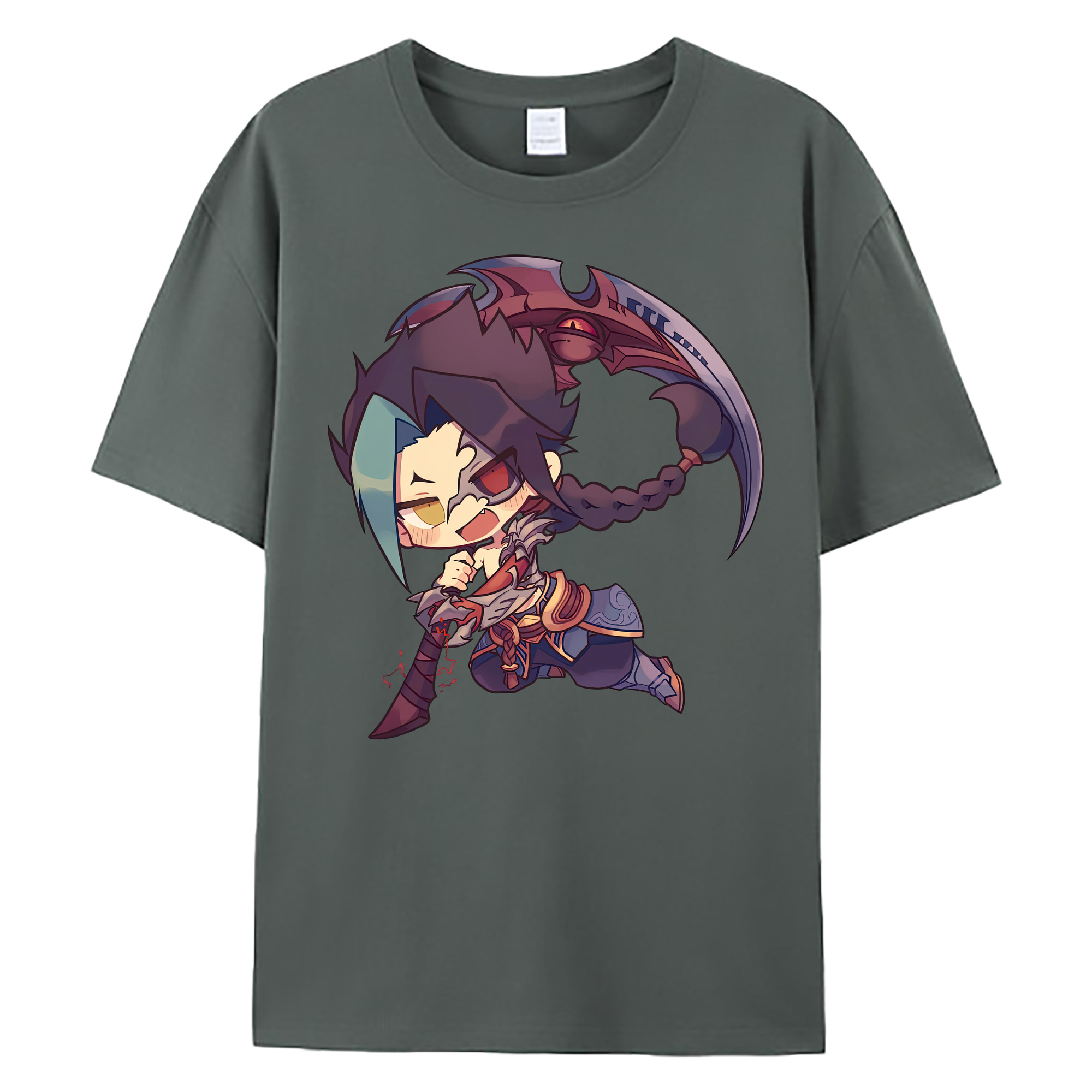 （画像用） リーグ・オブ・レジェンド League of Legends LOL 綿100％ メンズ半袖Tシャツ｜肌触りやわらか＆通気性